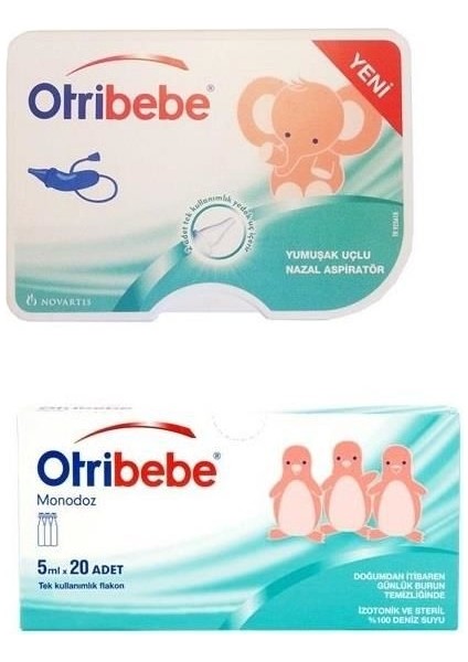 Otribebe Nazal Aspiratör + Monodoz Deniz Suyu
