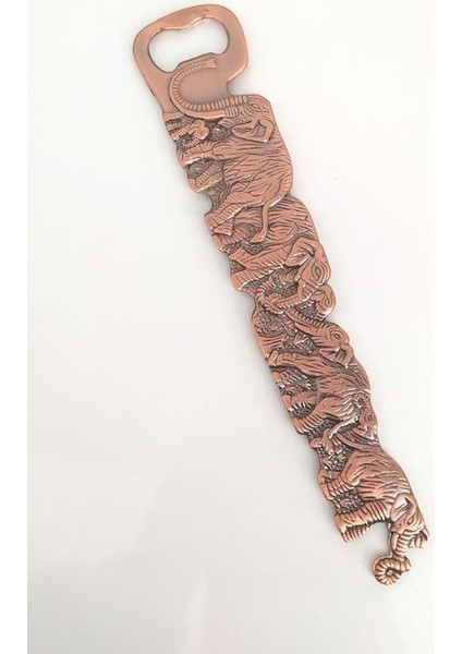 Hdmarketim Metal Fil Açacak Bakır Renk 22 cm