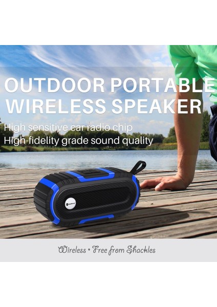 NR5016 Kablosuz Taşınabilir Bluetooth Hoparlör Sarı (Yurt Dışından)
