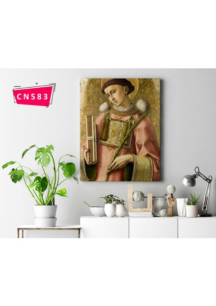 Carlo Crivelli - Saint Stephen / Barok Dönem Tablosu