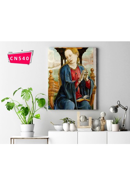 Cosimo Tura - The Virgin Annunciate / Yağlı Boya Sanatı / Ünlü Yağlı Boya Tablolar