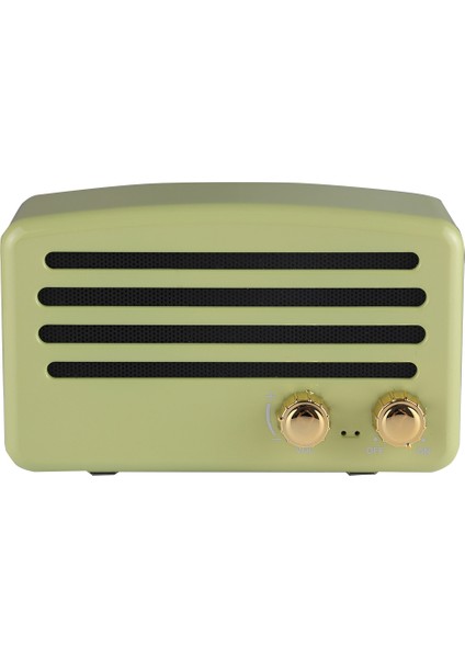 Taşınabilir Kablosuz Bluetooth V4.2 Kordonlu Stereo Hoparlör Dahili Mikrofon Yeşil (Yurt Dışından)