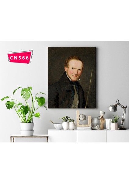 Christen Kobke - Portrait Of Wilhelm Bendz / Danimarkalı Ressam