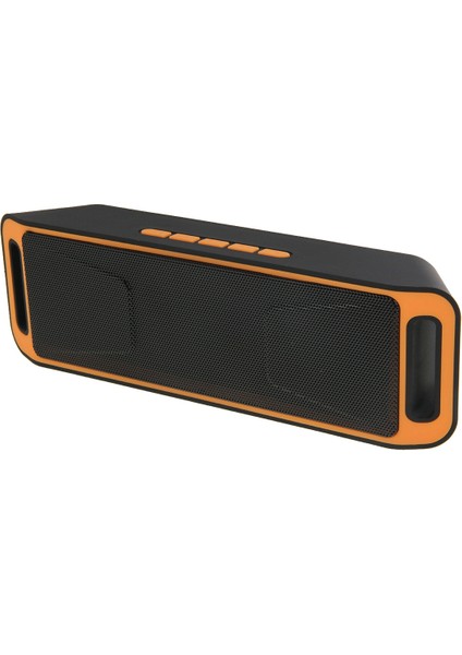 Szykd Taşınabilir Stereo Kablosuz Bluetooth Müzik Hoparlörü Turuncu (Yurt Dışından)