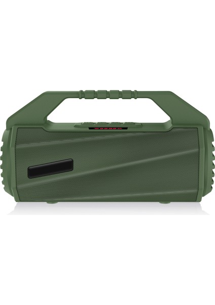 NR-4025P Ekran Açık Sıçrayan Su Taşınabilir Bluetooth Hoparlör Yeşil (Yurt Dışından)