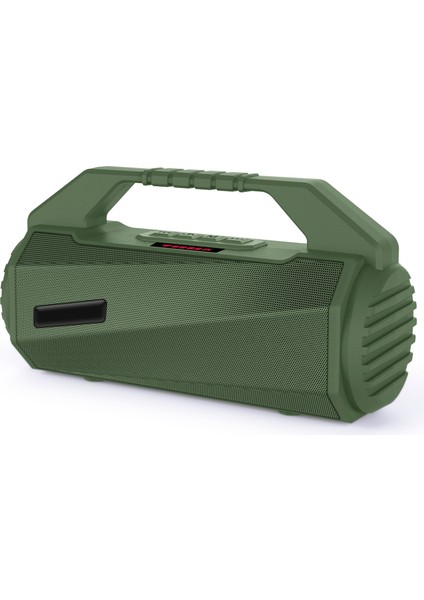 NR-4025P Ekran Açık Sıçrayan Su Taşınabilir Bluetooth Hoparlör Yeşil (Yurt Dışından)