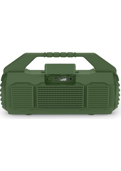 NR-4025P Ekran Açık Sıçrayan Su Taşınabilir Bluetooth Hoparlör Yeşil (Yurt Dışından)