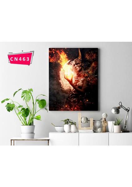 Şeytan Devils Fantastik Kanvas Tablo