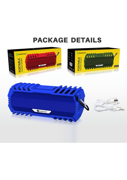 NR-5015 Açık Taşınabilir Bluetooth Hoparlör Kanca Siyah (Yurt Dışından) fırsatları