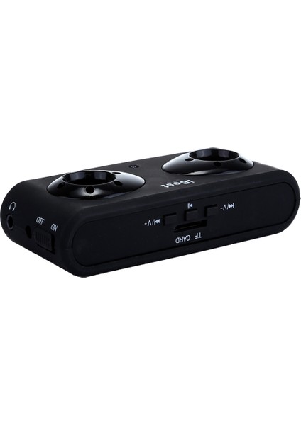 Taşınabilir Stereo Şarj Edilebilir Hoparlör Siyah (Yurt Dışından)