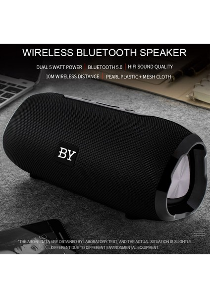 Szykd Tf Kart Yuvası Gri ile 3D Stereo Bluetooth Açık Hoparlör Tarafından (Yurt Dışından)