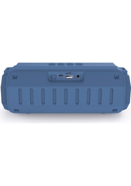 NR-905 Tws Taşınabilir Bluetooth Hoparlör Mavi (Yurt Dışından)