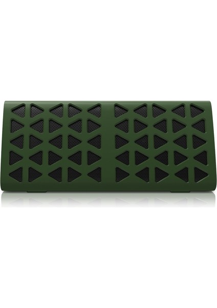 NR-3021 Tws Içi Boş Üçgen Desen Bluetooth Hoparlör Yeşil (Yurt Dışından)