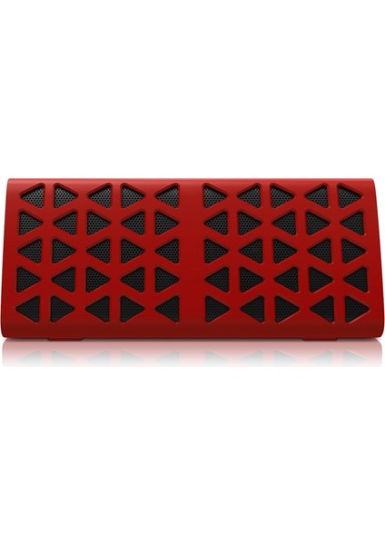NR-3021 Tws Içi Boş Üçgen Desen Bluetooth Hoparlör Kırmızı (Yurt Dışından)