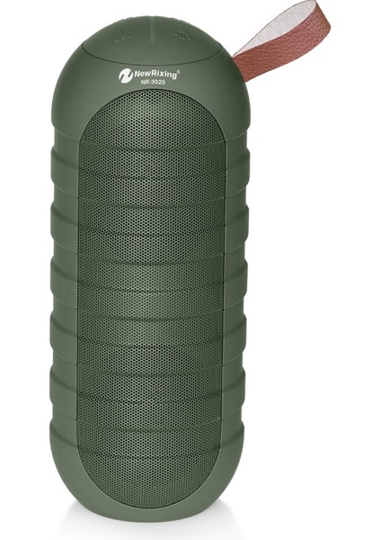 NR-3025L Taşınabilir LED El Feneri Bluetooth Hoparlör Yeşil (Yurt Dışından)