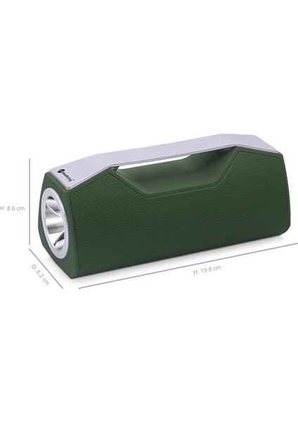 NR-2028 Taşınabilir Aydınlatma Kablosuz Bluetooth Stereo Hoparlör Desteği Tws Function Hoparlör Siyah (Yurt Dışından)