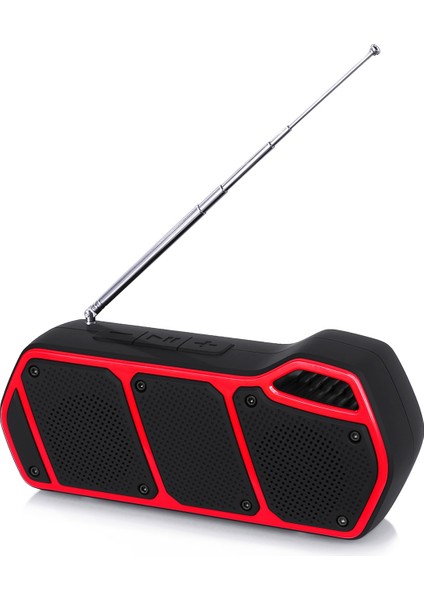 NR-5011FM Açık Taşınabilir Bluetooth Speelfer Kırmızı (Yurt Dışından) fırsatları