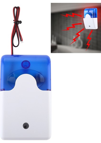 Mini Strobe Siren Ev Güvenlik Alarm Sistemi (Yurt Dışından)