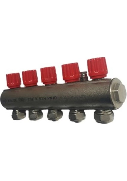1'' Kendinden Vanalı Kollektör Kırmızı (4 LÜ)