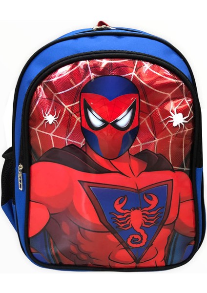 Ago Spider Temalı Erkek Okul Çantası Su Geçirmez Polyester 38x31x17 cm Beslenmeli fiyatları