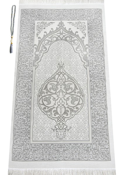 Özel Silindir Kutulu Seccade Seti Gri fırsatları