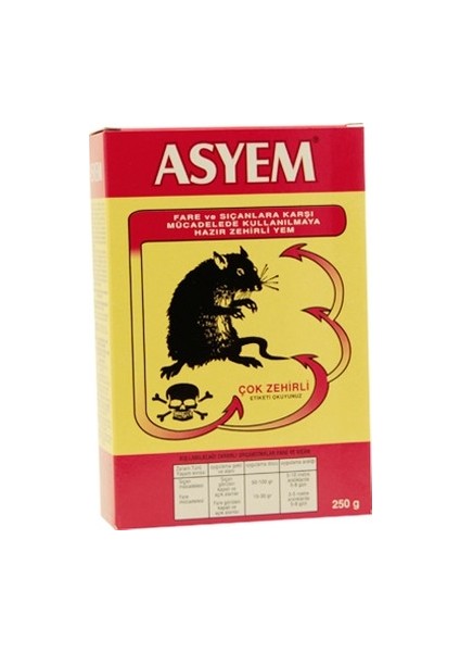 Asyem Zeehirli Fare Yemi 250GR