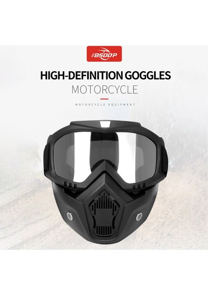 Mortorcycle Yüz Maskesi Açık Yüz Kask Motokros Göz (Yurt Dışından) indirimleri