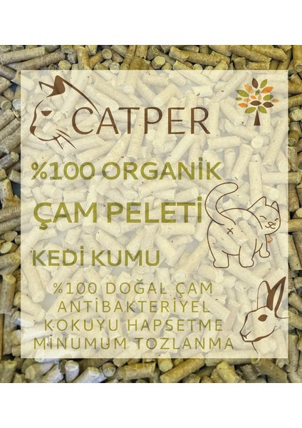 Kedi Kumu Çam Pelet 20 kg (38LT) fiyatları