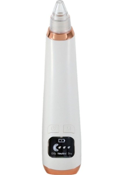 Şarjlı 5 Ayrı Yüz Şekline Uyumlu Mikro Kristal Vakumlu Gözenek Temizleme Cihazı