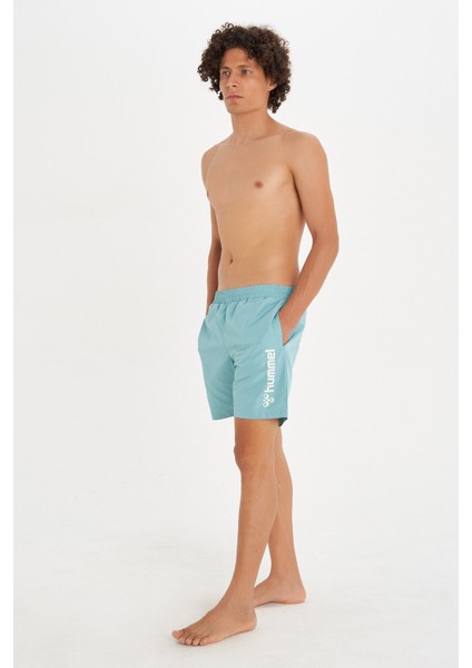 950055-5519 Normal Bel Regular Fit Düz Turkuaz Erkek Şort Mayo fiyatları