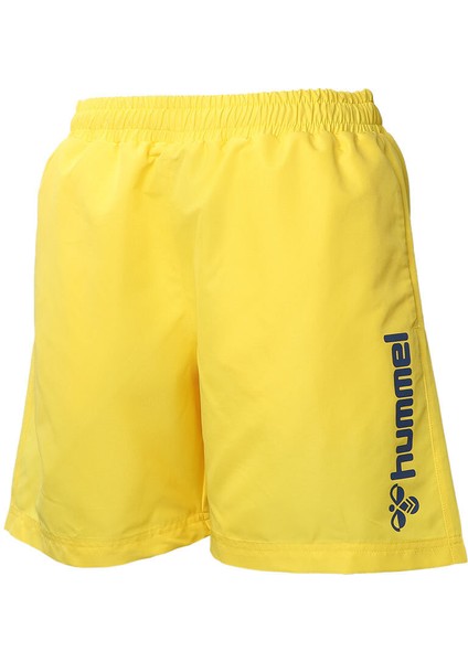 950055-2105 Normal Bel Regular Fit Düz Koyu Sarı Erkek Şort Mayo modelleri