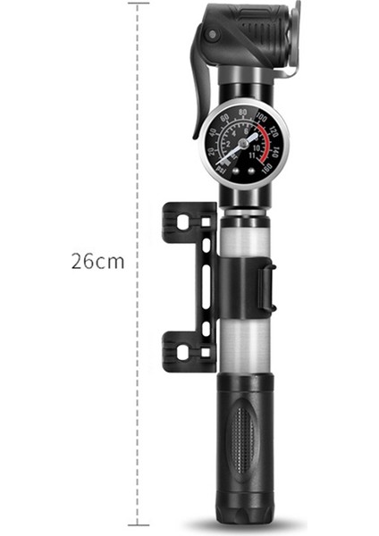 Mini Taşınabilir Manuel Yüksek Basınçlı Bisiklet Şişirme Pompası Gümüş Rengi (Yurt Dışından) fiyatları