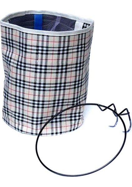 5 Adet Bisiklet Sepeti Bej Kare (Yurt Dışından)