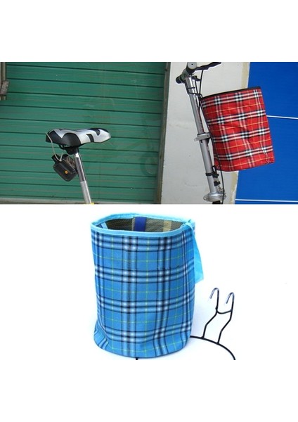 5 Adet Bisiklet Sepeti Mavi Kare (Yurt Dışından) fiyatları