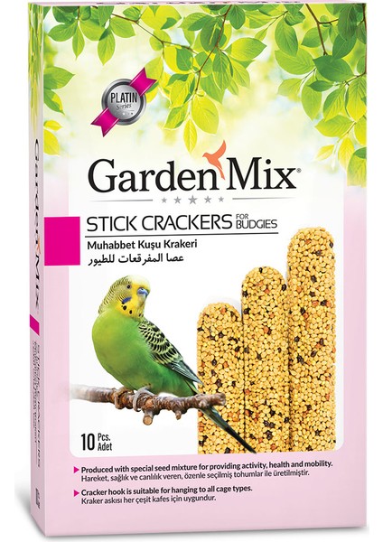 Garden Mix Platin Sade Kuş Krakeri 10'lu