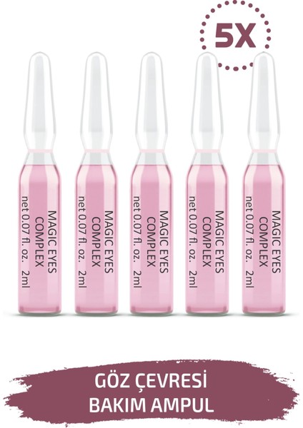 5'lu Göz Çevresi Ampul Alman Serum Dermaroller Dermapen Cilt Bakım Serumu 4251059300482