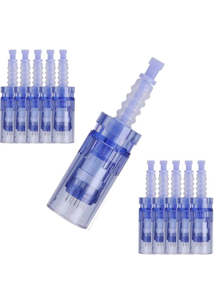 Mavi Soketli 10 'lu 9 Pin Orijinal A6 Dermapen Iğnesi