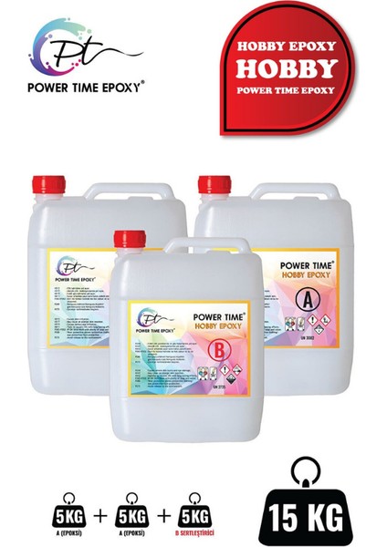 Power Time Epoxy Hobby Epoxy/ Şeffaf Epoksi Reçine Ince Döküm Hobi Epoksi