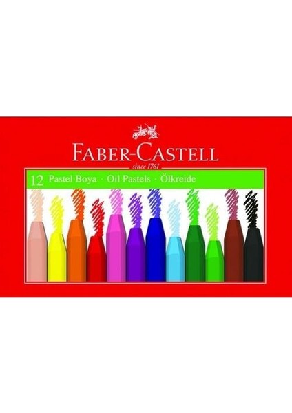 Faber Castel 12 Li Pastel Boya  Keçeli Kalem  Kuru Boya  Sulu Boya Seti