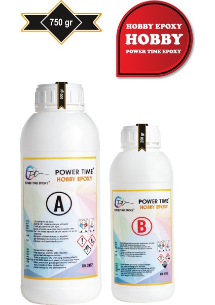 Power Time Epoxy Hobby Epoxy Şeffaf Epoksi Reçine Ince Döküm Hobi Epoksi