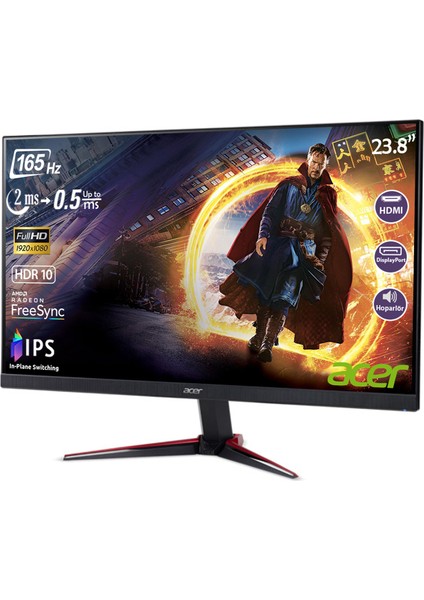 Nitro VG240YS 23,8" 165 Hz (Hdmı+Display) Amd Radeon Freesync FHD ( 1920X1080 ) HDR 10 IPS Oyuncu Monitör UM.QV0EE.S01