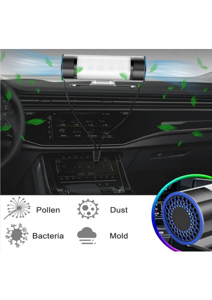 Araba Hava Temizleyici (Siyah) (Yurt Dışından)