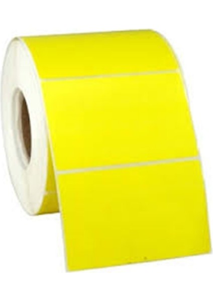 40 mm x 60 mm Termal Eczacı Etiketi Sarı 1.000 'li 10 Rulo