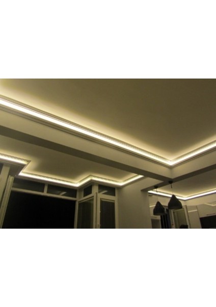 Iç Mekan 4040 3 Çipli Silikonsuz 5 Metre Şerit LED Günışığı