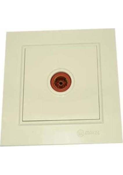 Karea Krem Uydu Priz Tekli Sonlu