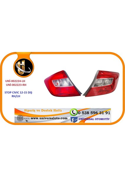 Stop Cıvıc 12-15 Dış Rh