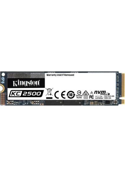 Kc2500 2TB M.2 NVMe Skc2500M8-2000G SSD fiyatları
