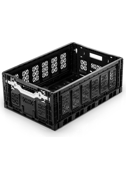 Pro Box Katlanır Kilitli Kasa Siyah (60 x 40 x 23 Cm) fiyatları