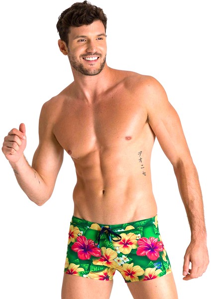 M Yoshi Short Erkek Çok Renkli Yüzücü Mayosu 002978670