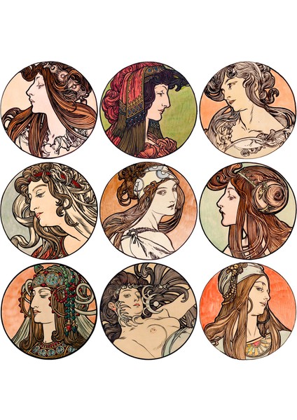 Yuvarlak Sticker (4x4 cm 27 Adet)